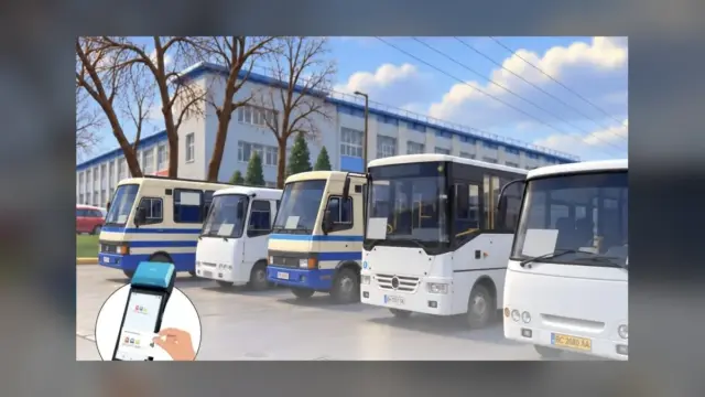 В автобусах Львівщини з 12 жовтня запроваджують одне прикладання картки