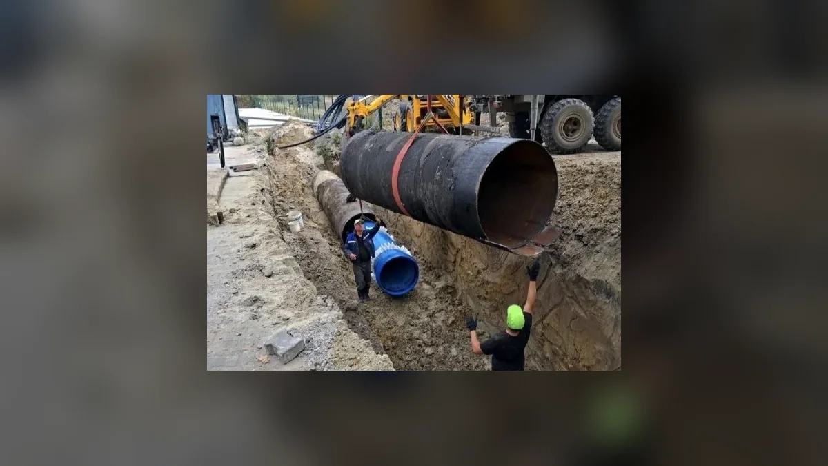 У Львові оновлюють магістральний водогін: проклали 990 метрів нової труби